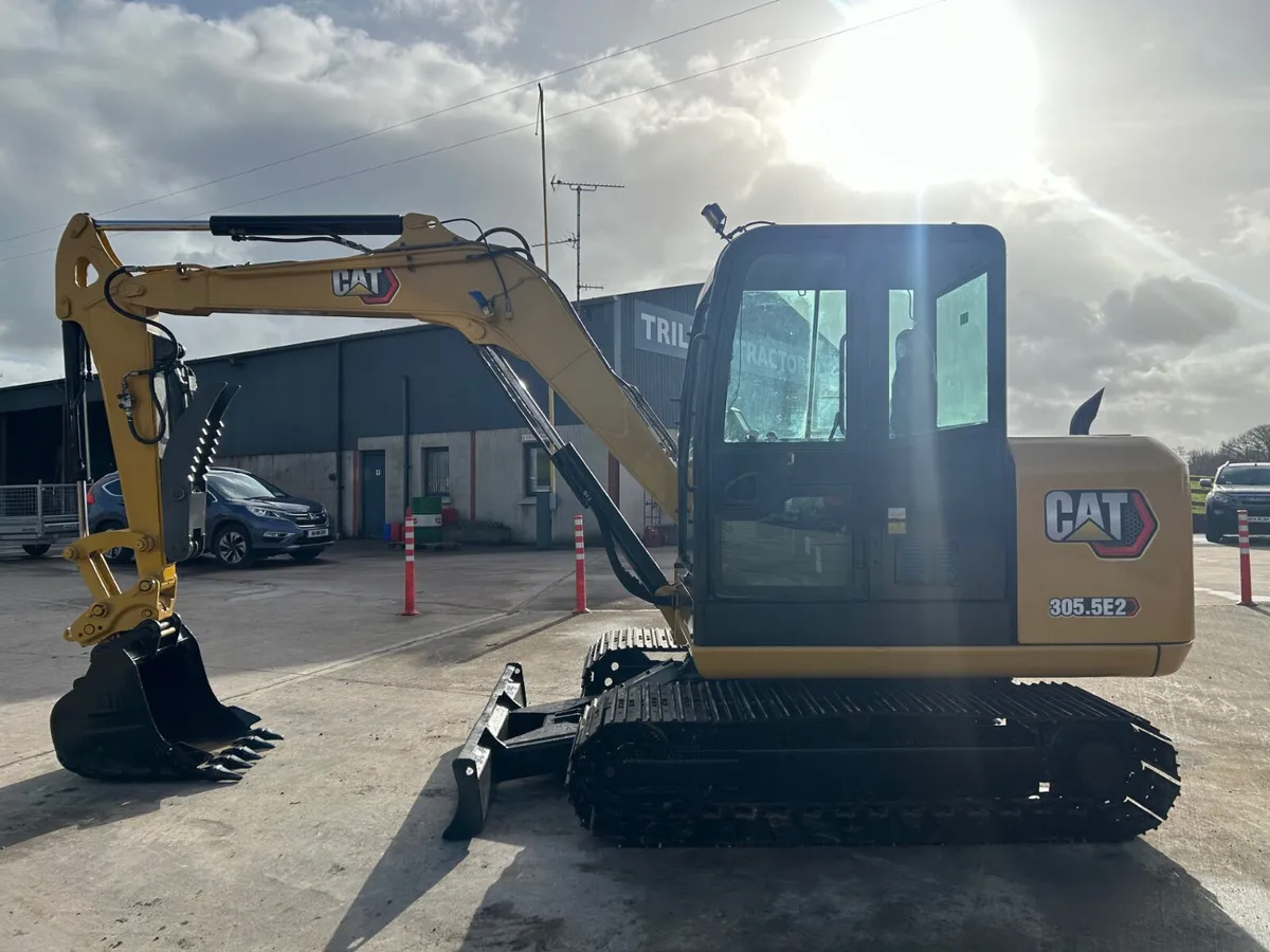 (2018) Caterpillar 305.5E2 On New 600mm Pads - Image 4