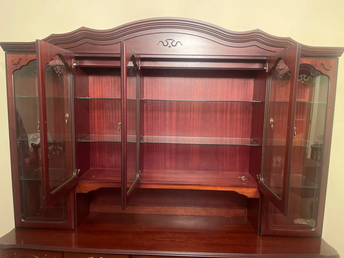 Large Mahogany Display Cabinet - Image 2