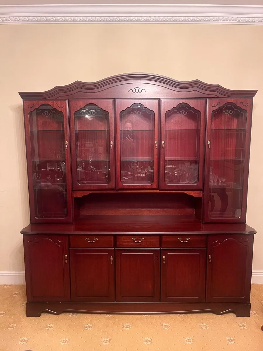 Large Mahogany Display Cabinet - Image 4