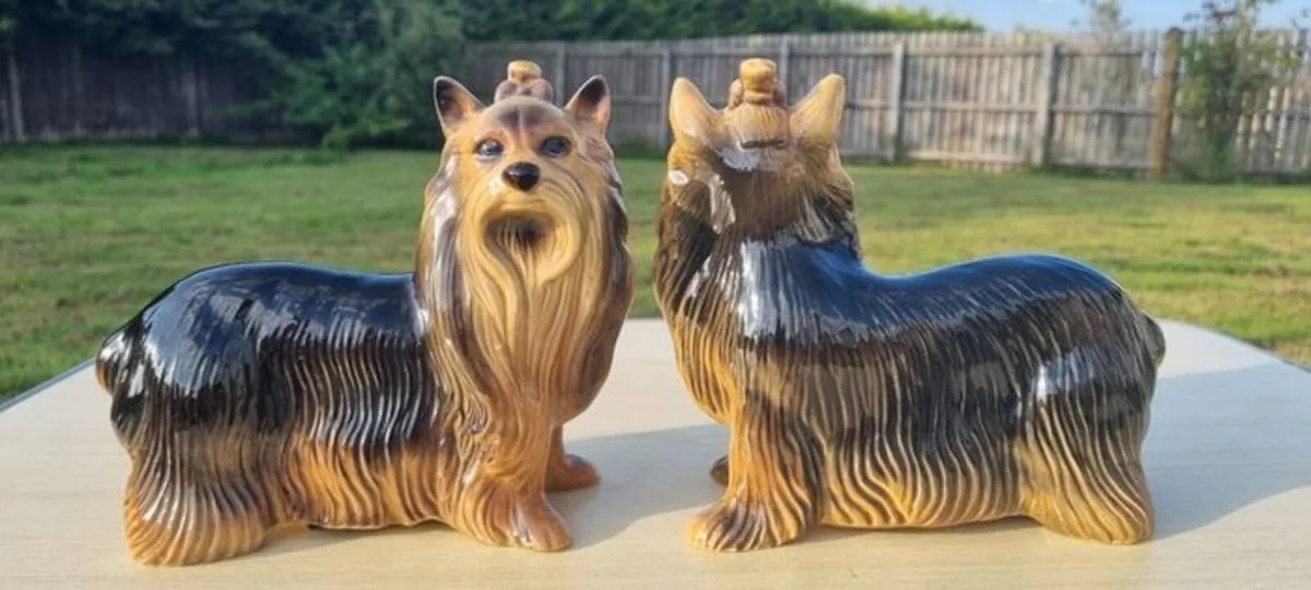 Pair Of Vintage Coopercraft Yorkshire Terrier - Image 2