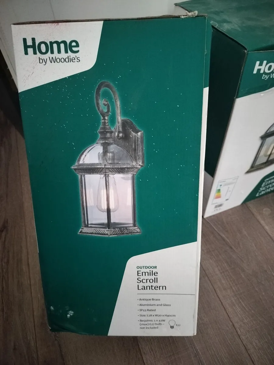 2 Oudoor Emile Scroll Lanterns - Image 3