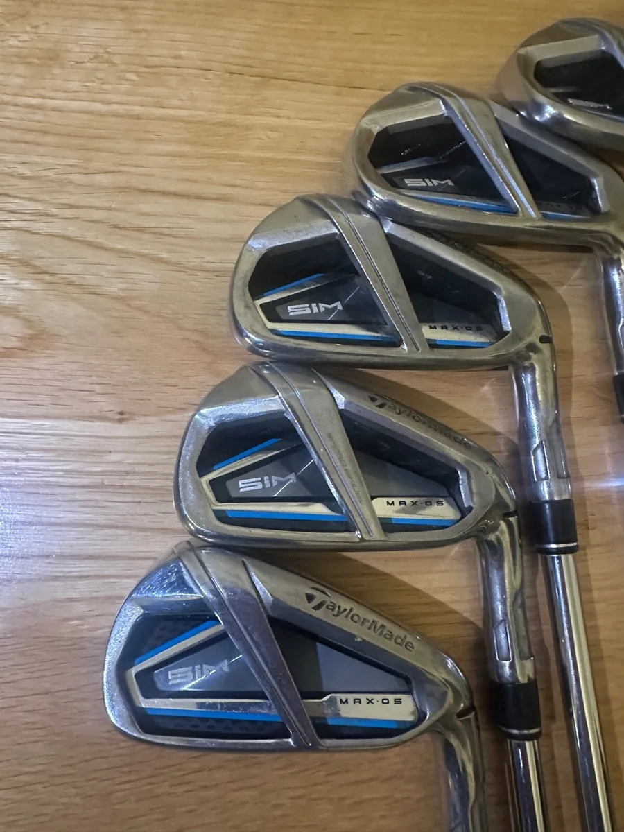 Taylormade Sim Max OS Irons, 5-SW, 8 irons - Image 1