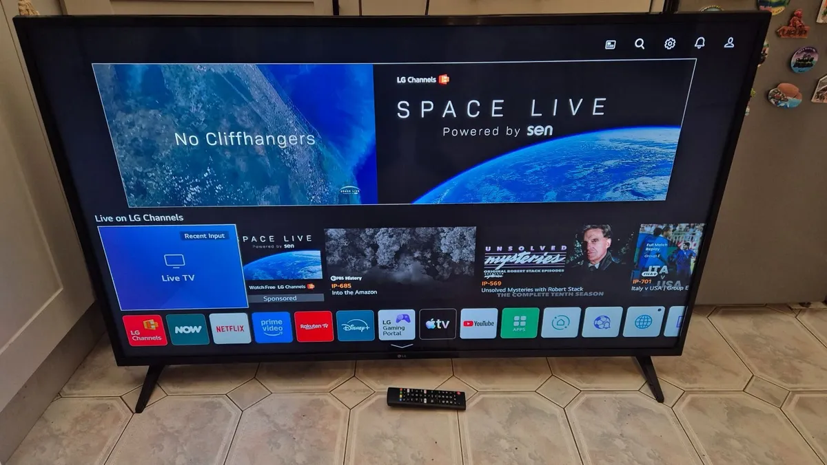 LG 55" UHD 4K Smart TV - Image 1