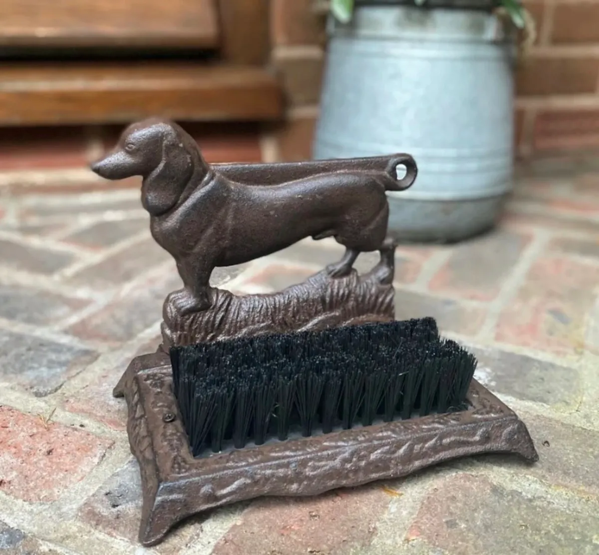 Cast Iron Boot Scraper & Brush NEW - Image 1