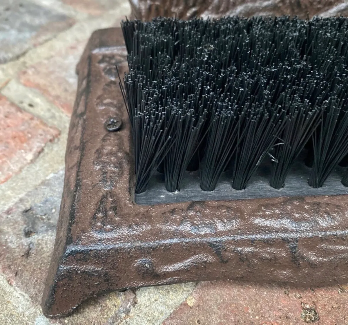 Cast Iron Boot Scraper & Brush NEW - Image 2