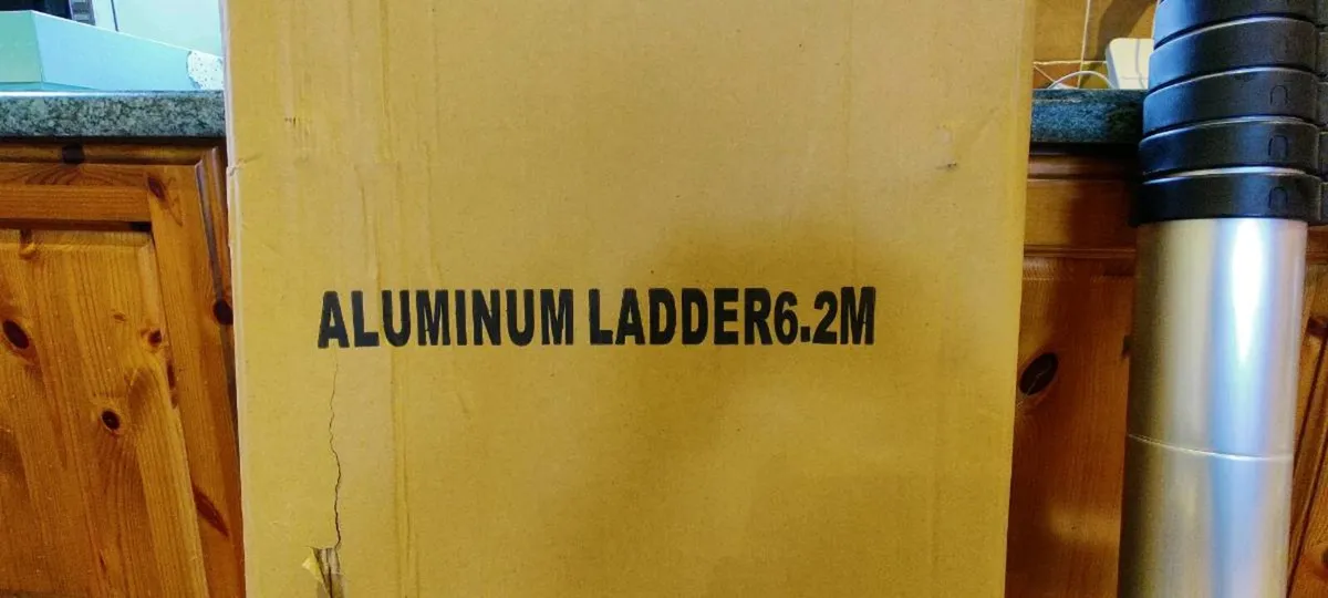 Telescopic Aluminium Ladder , 6,2 M - Image 1