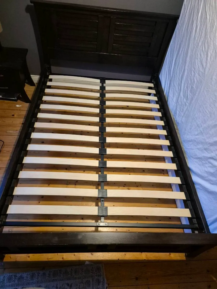 Double Bed Frame (Bedside Lockers also available) - Image 2