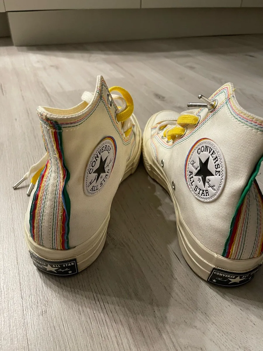 Converse Cream Ankle Shoes - Image 3