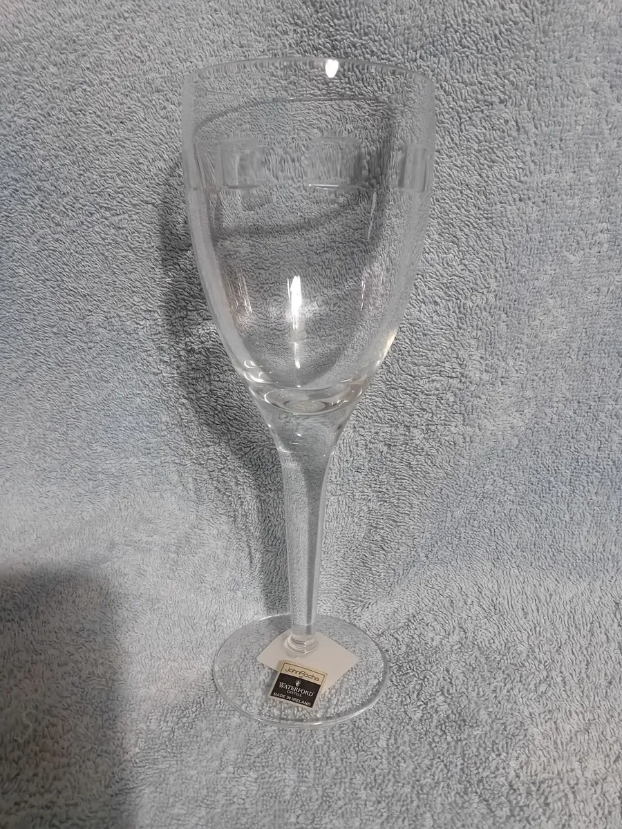 John Rocha Geo Waterford Crystal 9 inch Crystal Gl - Image 1