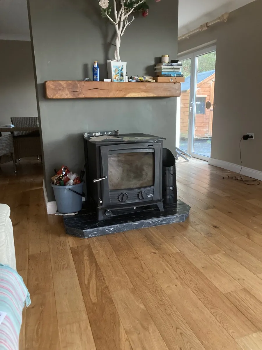 Stanley back boiler stove in perfect condition