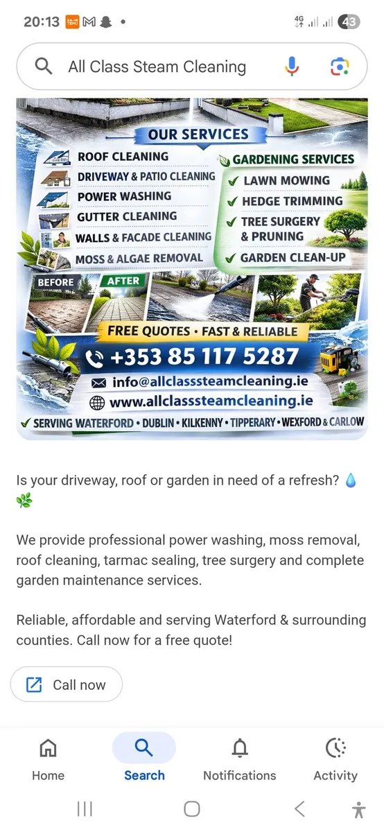 All class steam cleaning& garden - Image 3