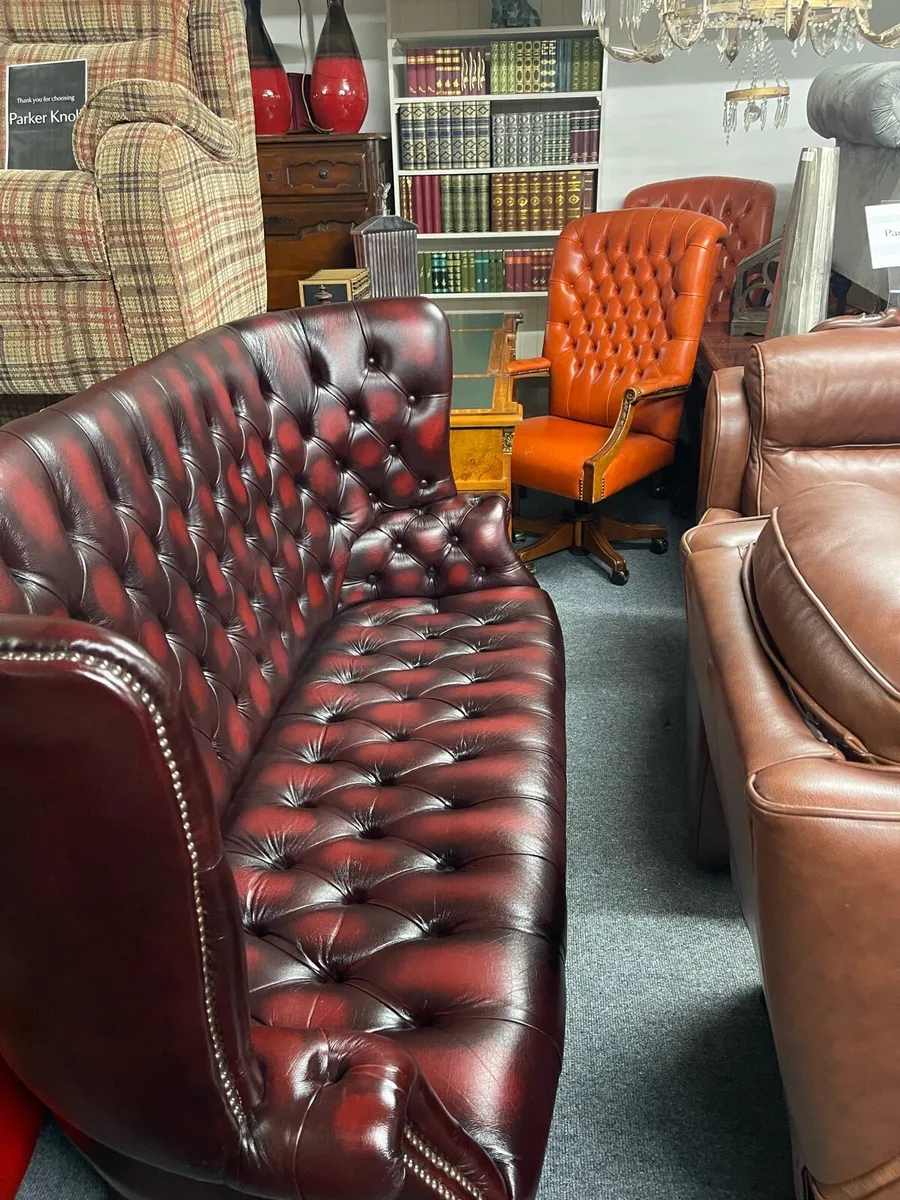 Antique chesterfield sofa - Image 2