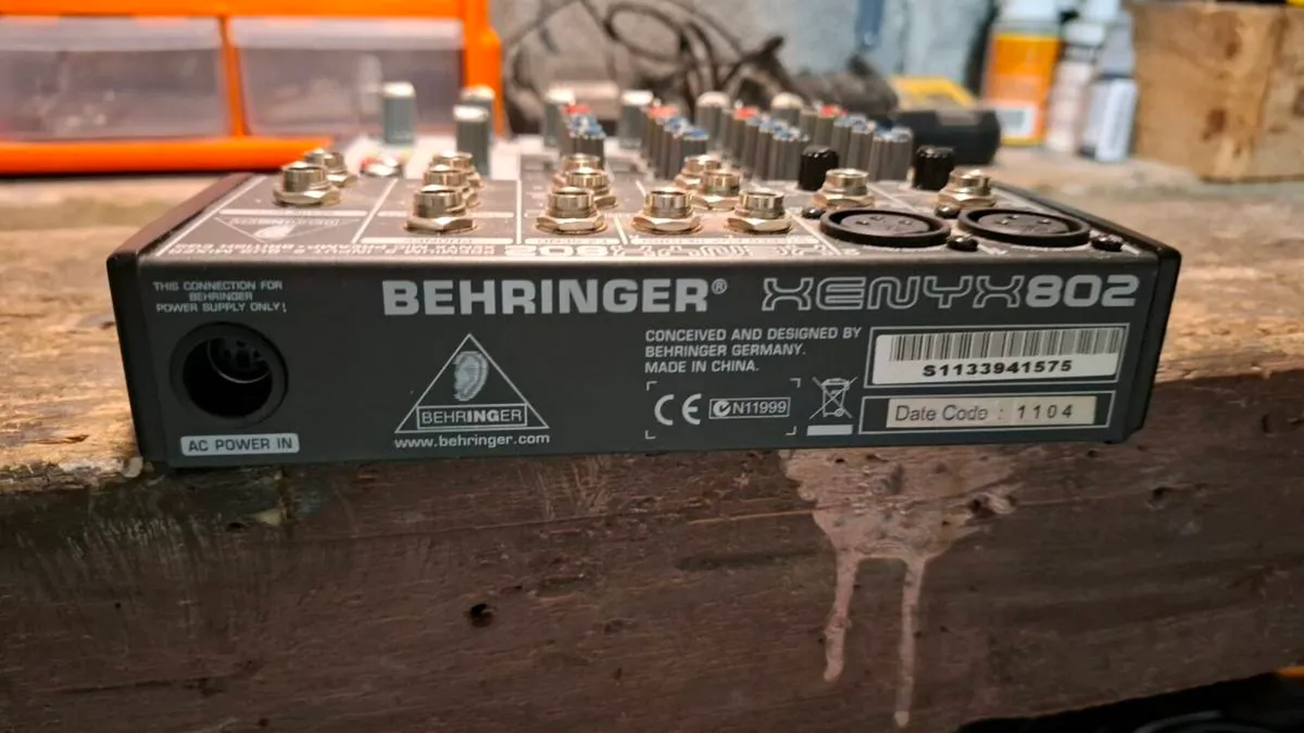 Behringer Xenyx802 8-Input 2-Bus Mixer - Image 2