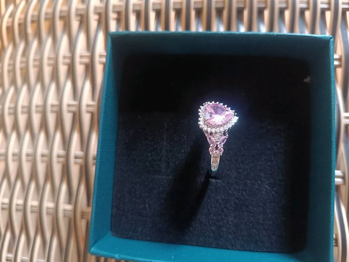 Sterling silver heart ring - Image 1