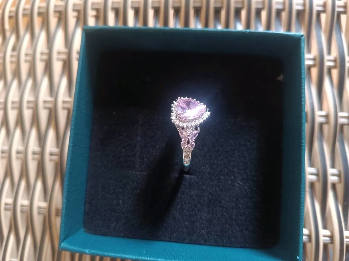 Sterling silver heart ring - Image 4