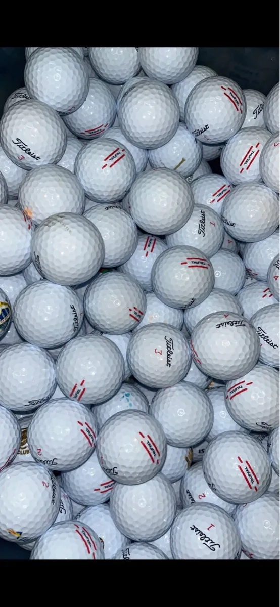 24 Titleist TruFeel Golf Balls Grade A