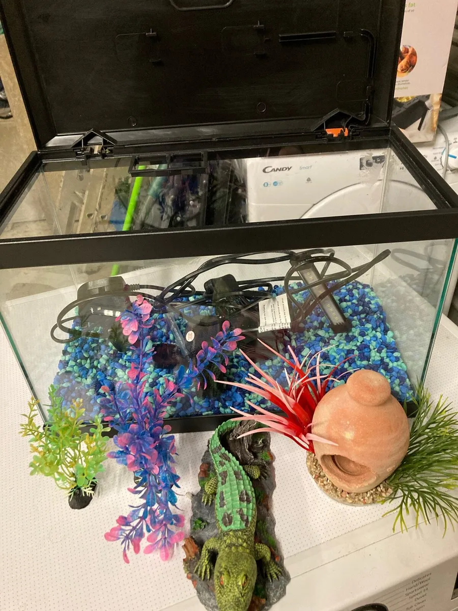 Fish tank with all accessories - Image 1