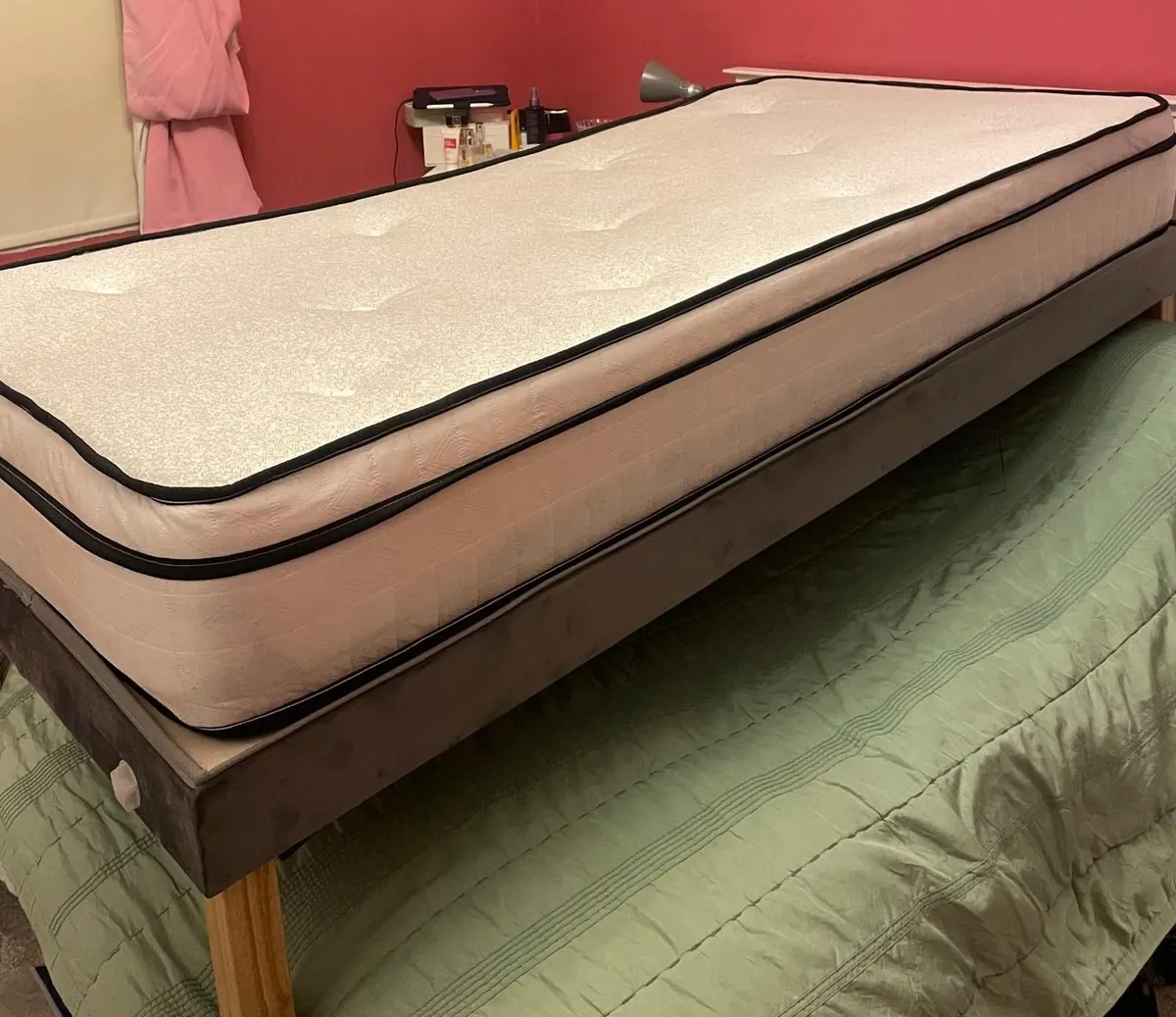 Single Bed & Mattress - Image 1