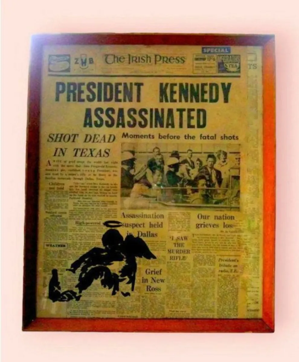 Vintage Authentic 'Irish Press' & Banksy - Image 4