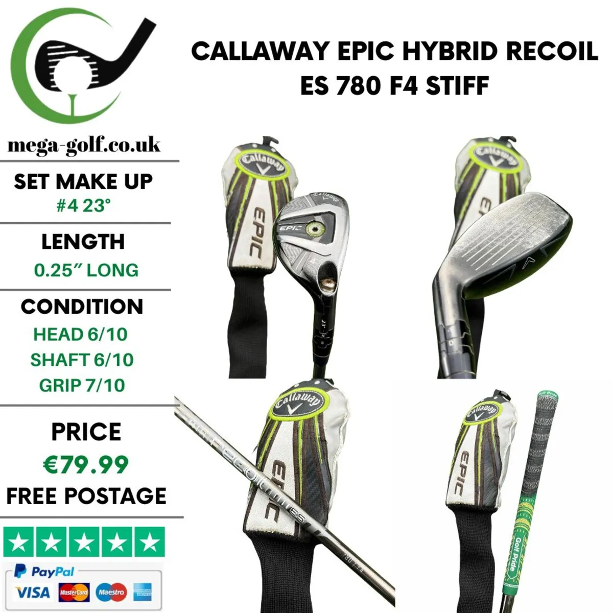 Callaway Epic Hybrid / #4 23° / Stiff - Image 1