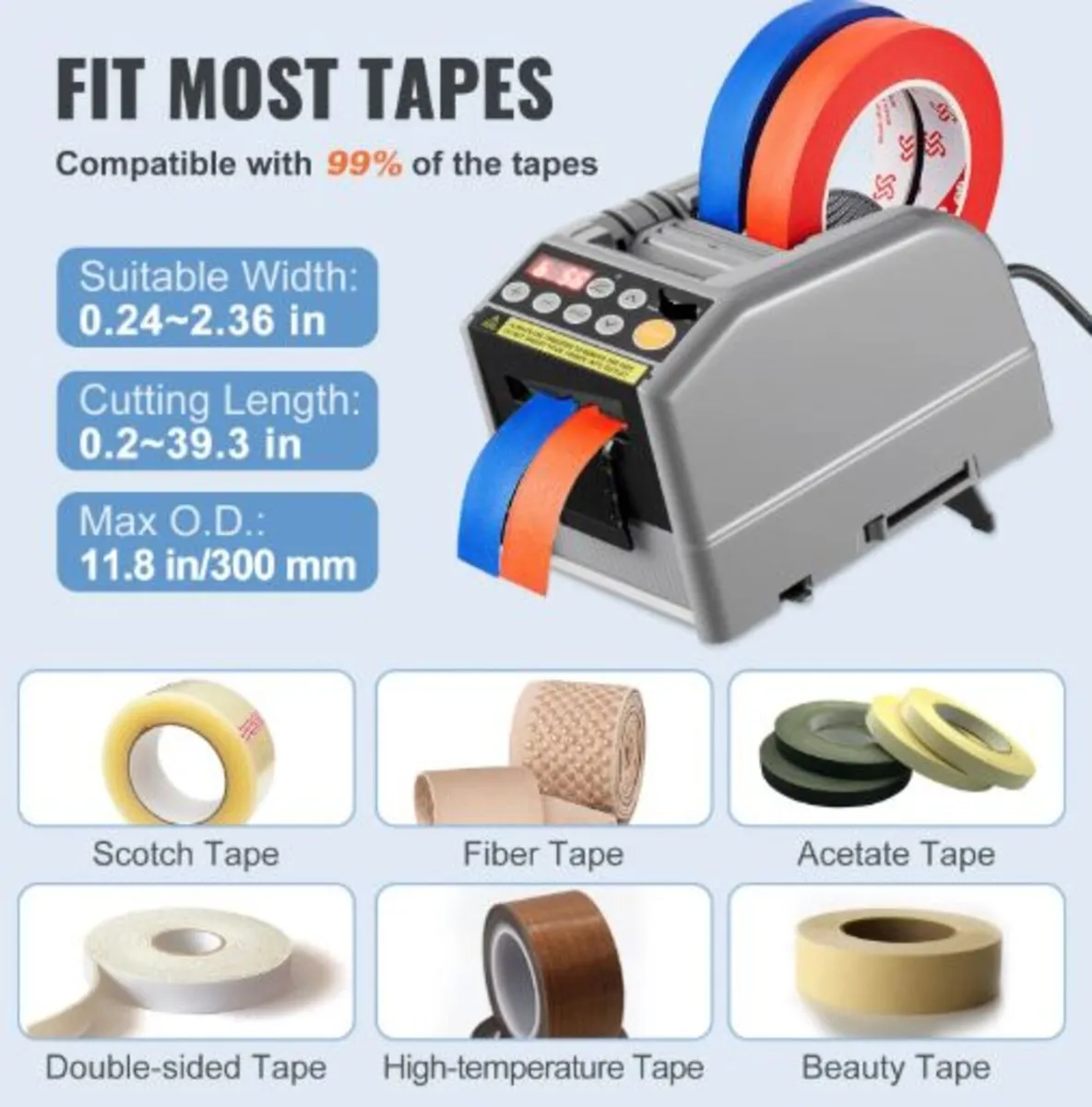 Zcut-9 Automatic Tape Dispenser Adhesive Electric - Image 2