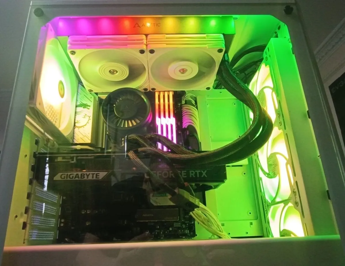 White Beast i7-12Gen RTX 5070 Gaming PC - Image 3