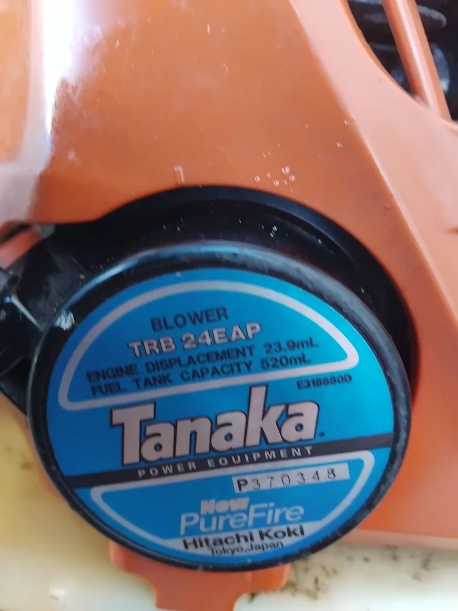 2017 tanaka TRB 24EAP leaf blower read add - Image 3