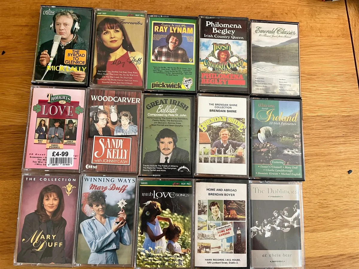 Irish music cassettes - Image 1