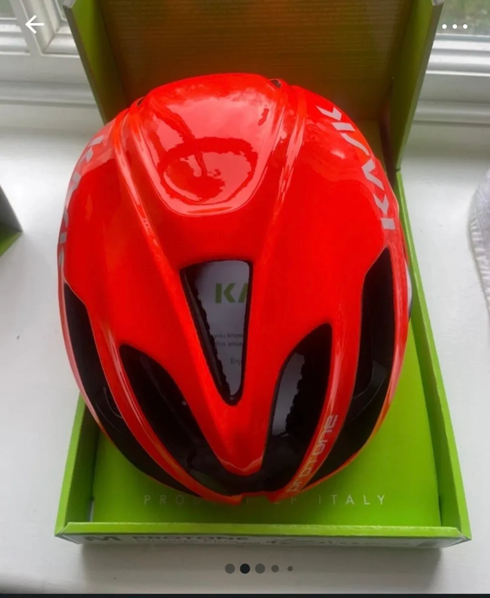 Kask protone orange fluo helmet - Image 2