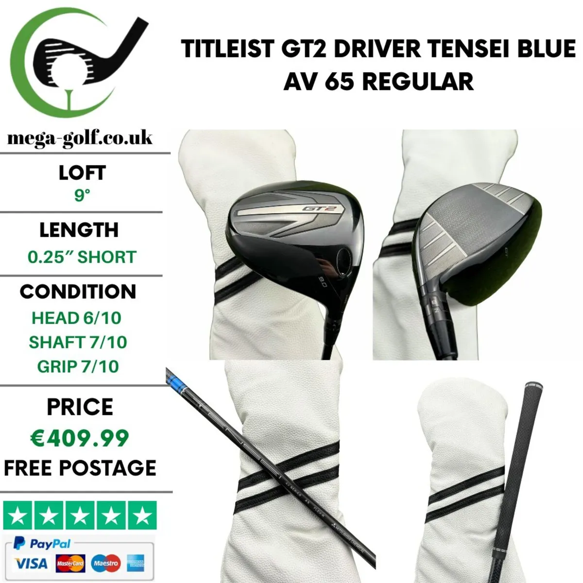 Titleist GT2 Driver / 9° / Regular - Image 1