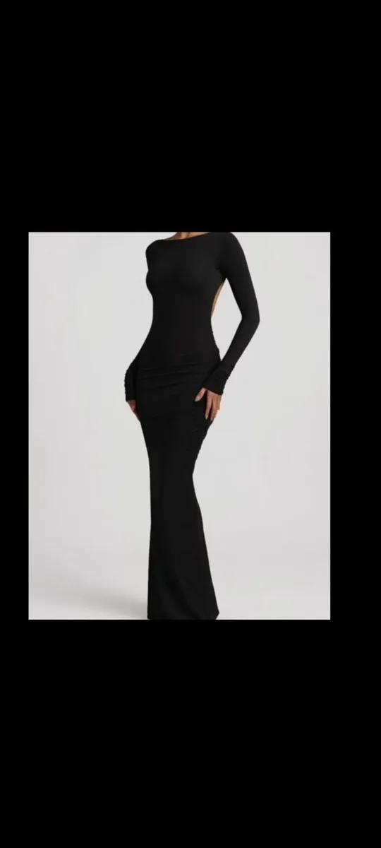 Black long sleeve dress - Image 1