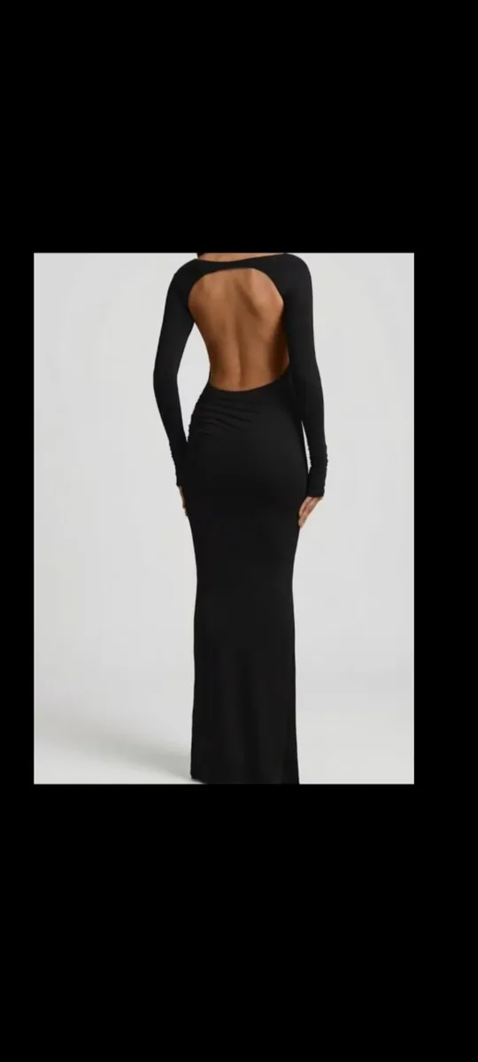 Black long sleeve dress - Image 2