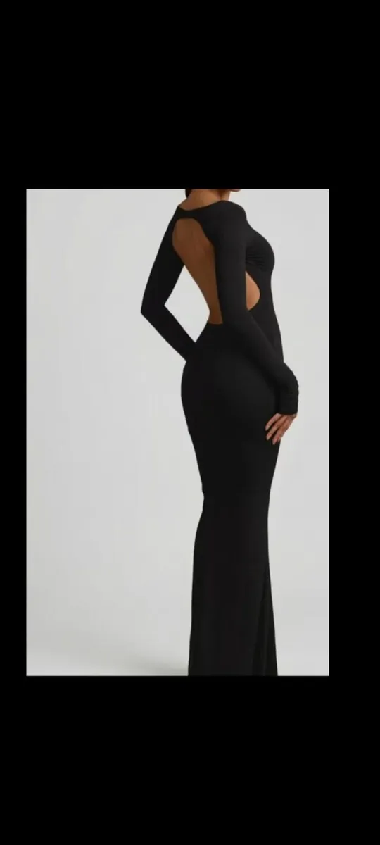 Black long sleeve dress - Image 3
