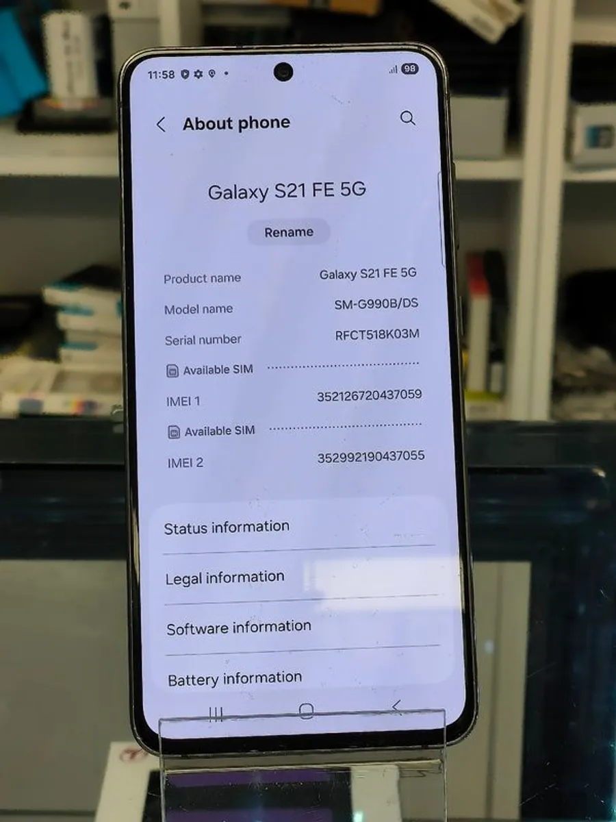 Samsung S21 FE 128GB Dual Sim Unlocked (LCD Has Scratches) - Image 4