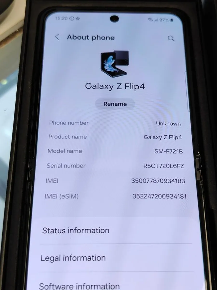 Samsung Galaxy Z-Flip 4 128GB Dual Sim Unlocked (Like New) - Image 2