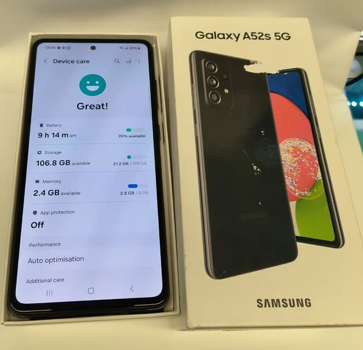 Samsung Galaxy A52s 5G 128GB Dual Sim Unlocked  Used Like New - Image 2