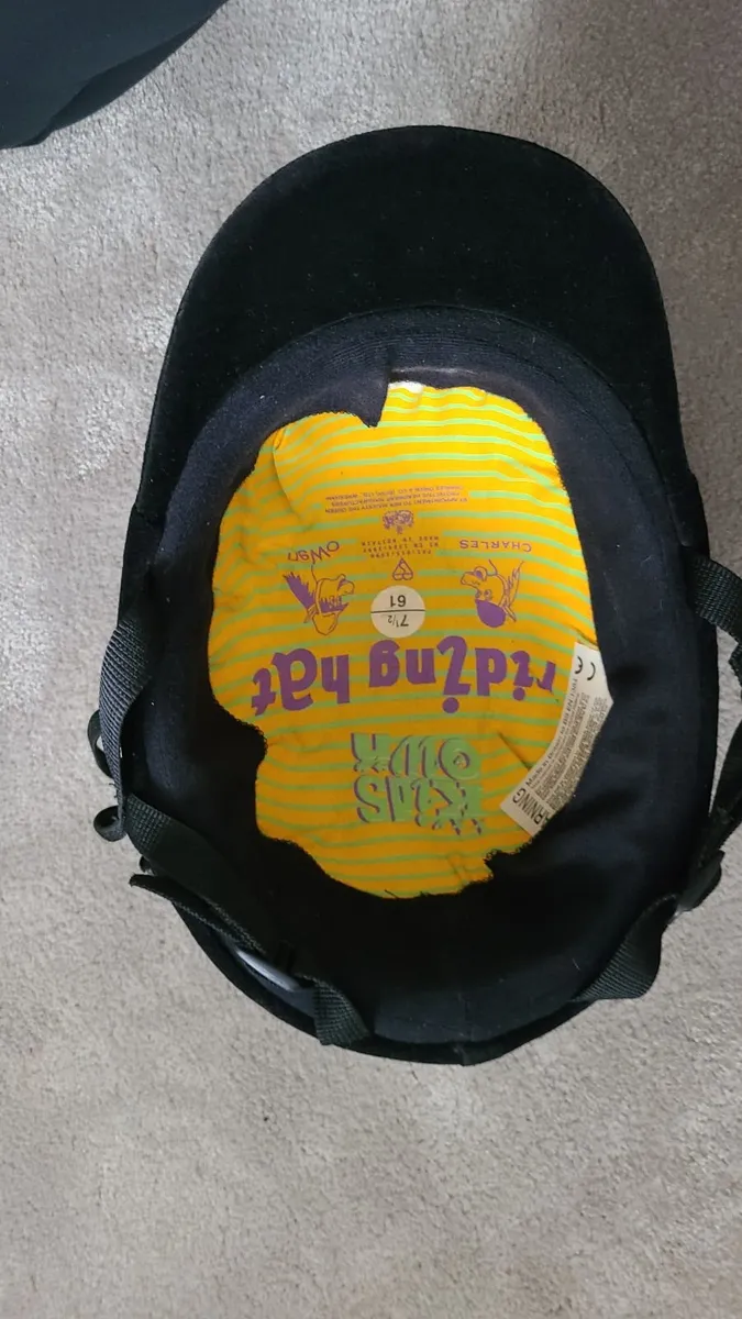 Charles Owen Riding Helmet - Image 2