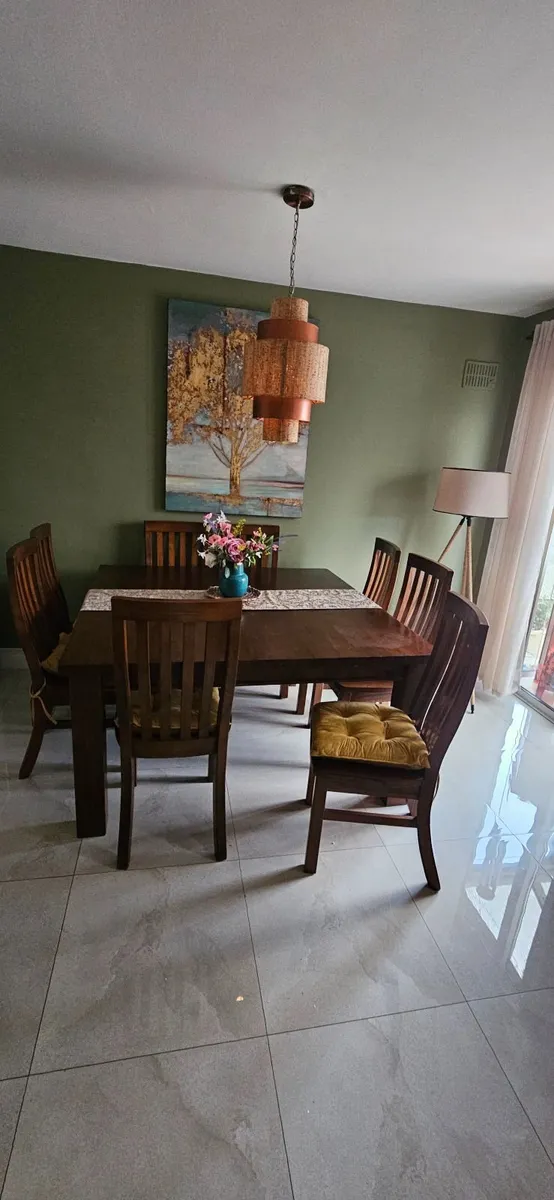 Dining table and chairs