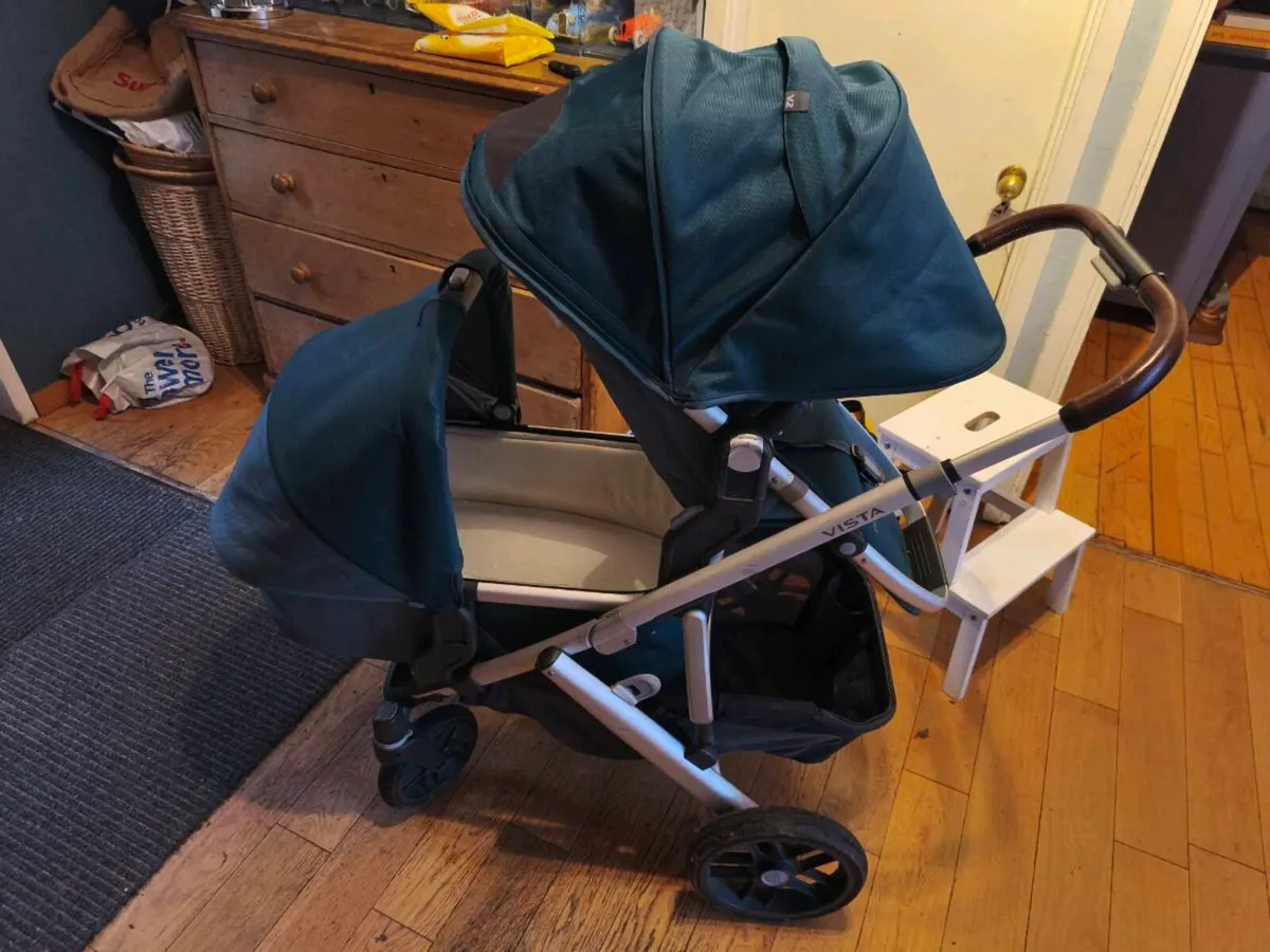 Uppababy vista v2 buggy with lots of add ons - Image 1