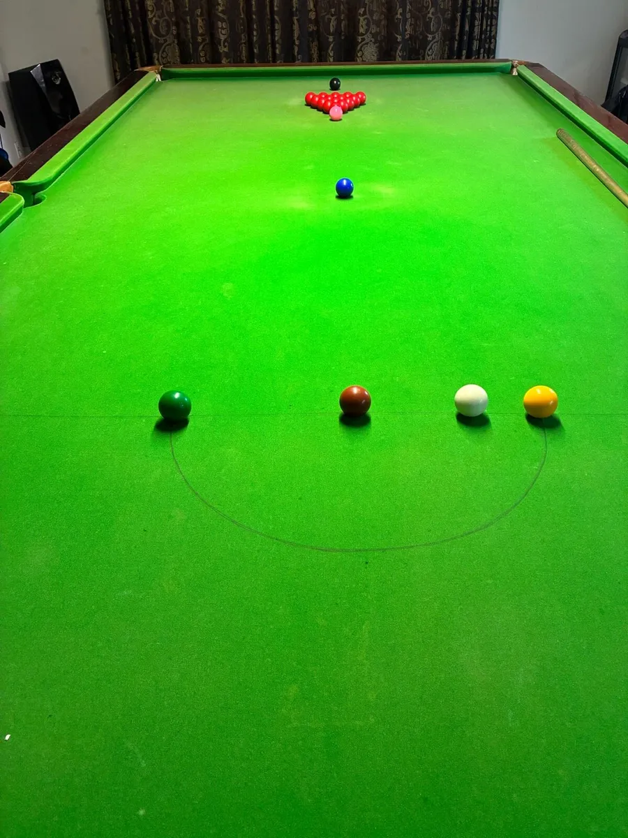 Full size snooker table - Image 1