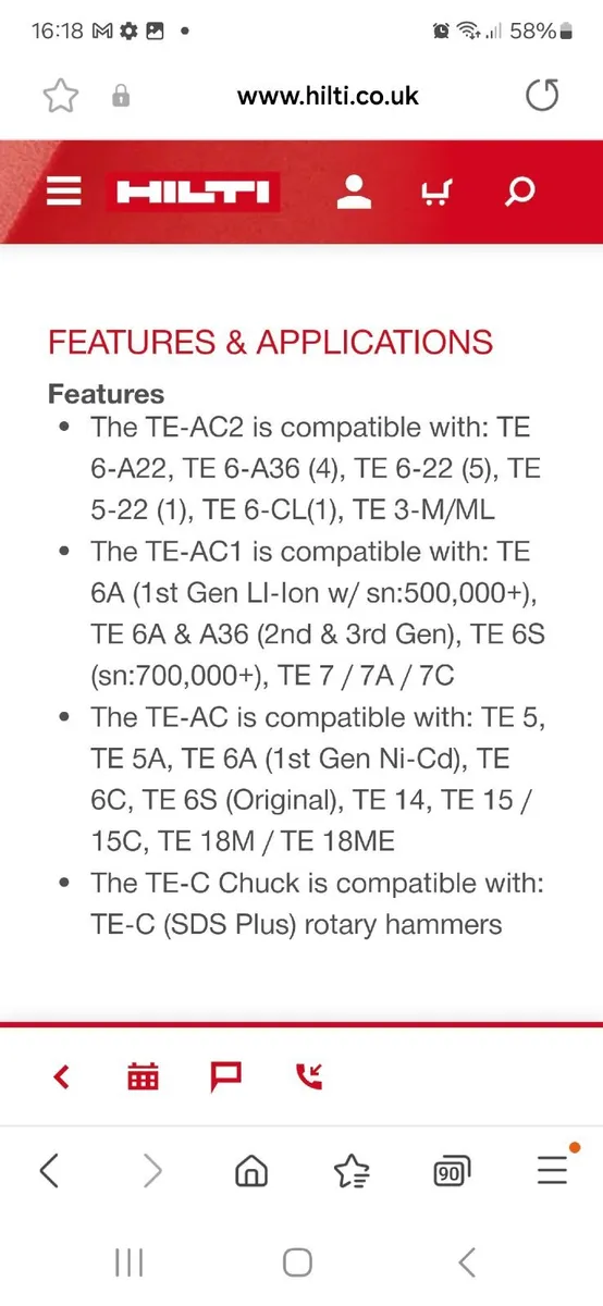 HILTI angular chuck - Image 3