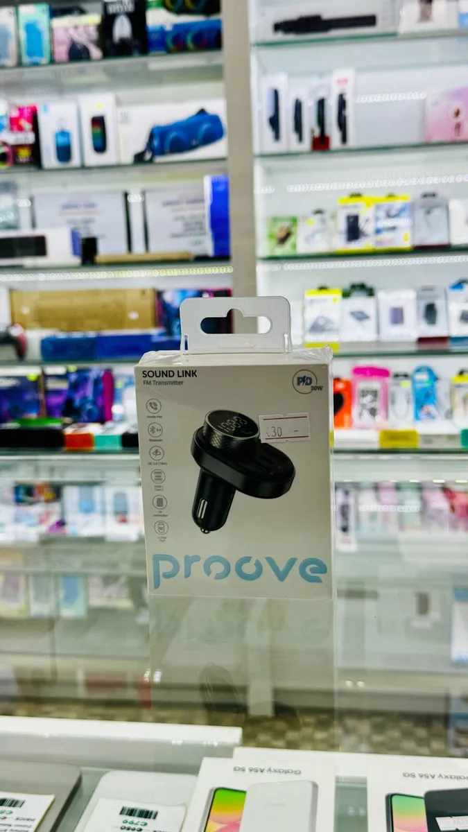 Car FM Transmitter + Car charger