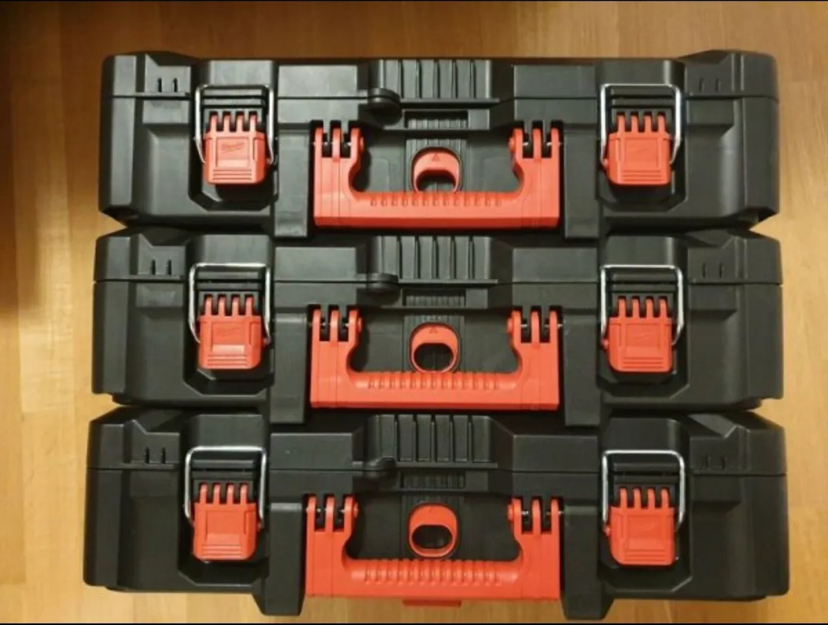 Milwaukee Packout Tool Boxes x3 - Image 1