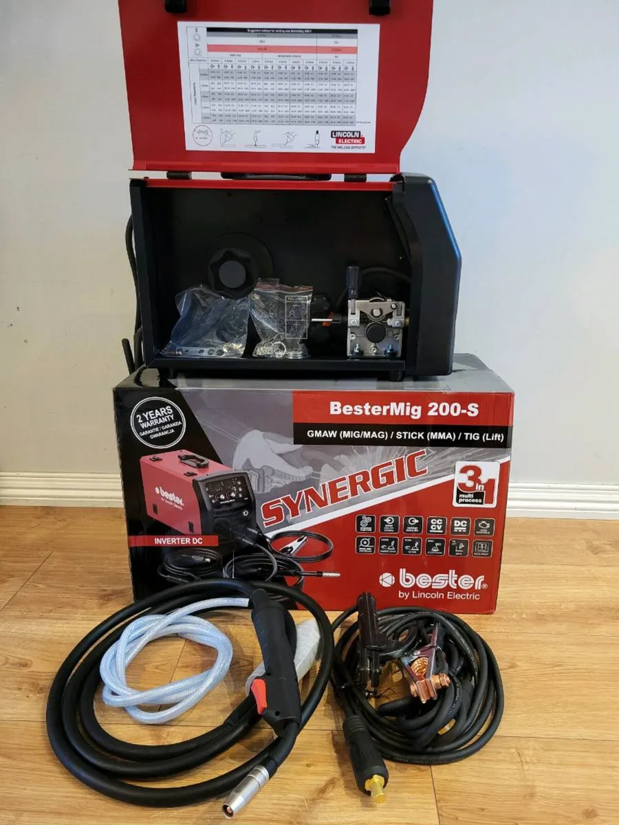 Lincoln's Mig 200-S Welder Mig Mag/Tig/Mma 3in1 - Image 2