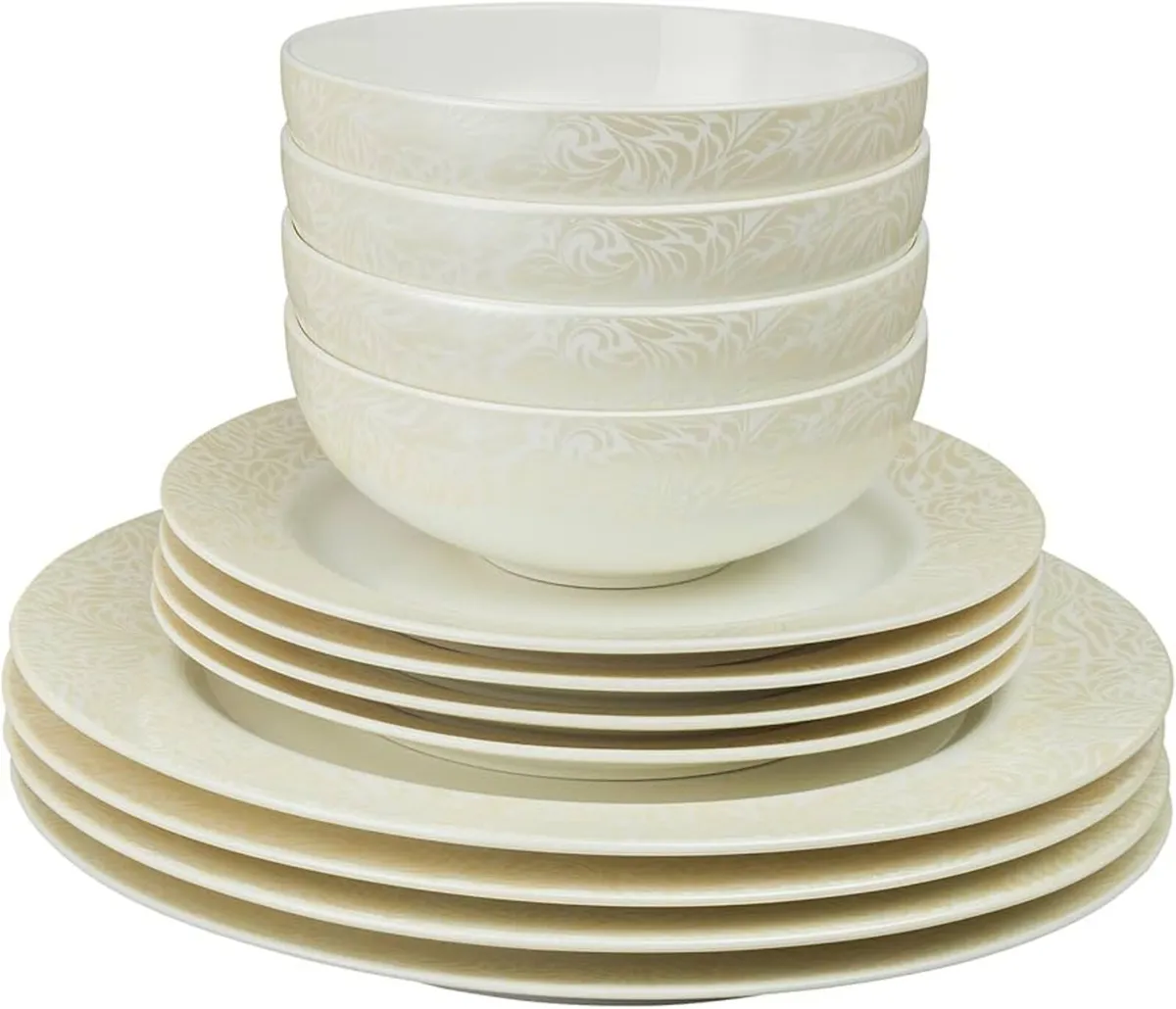 Denby Lucille gold dinner set