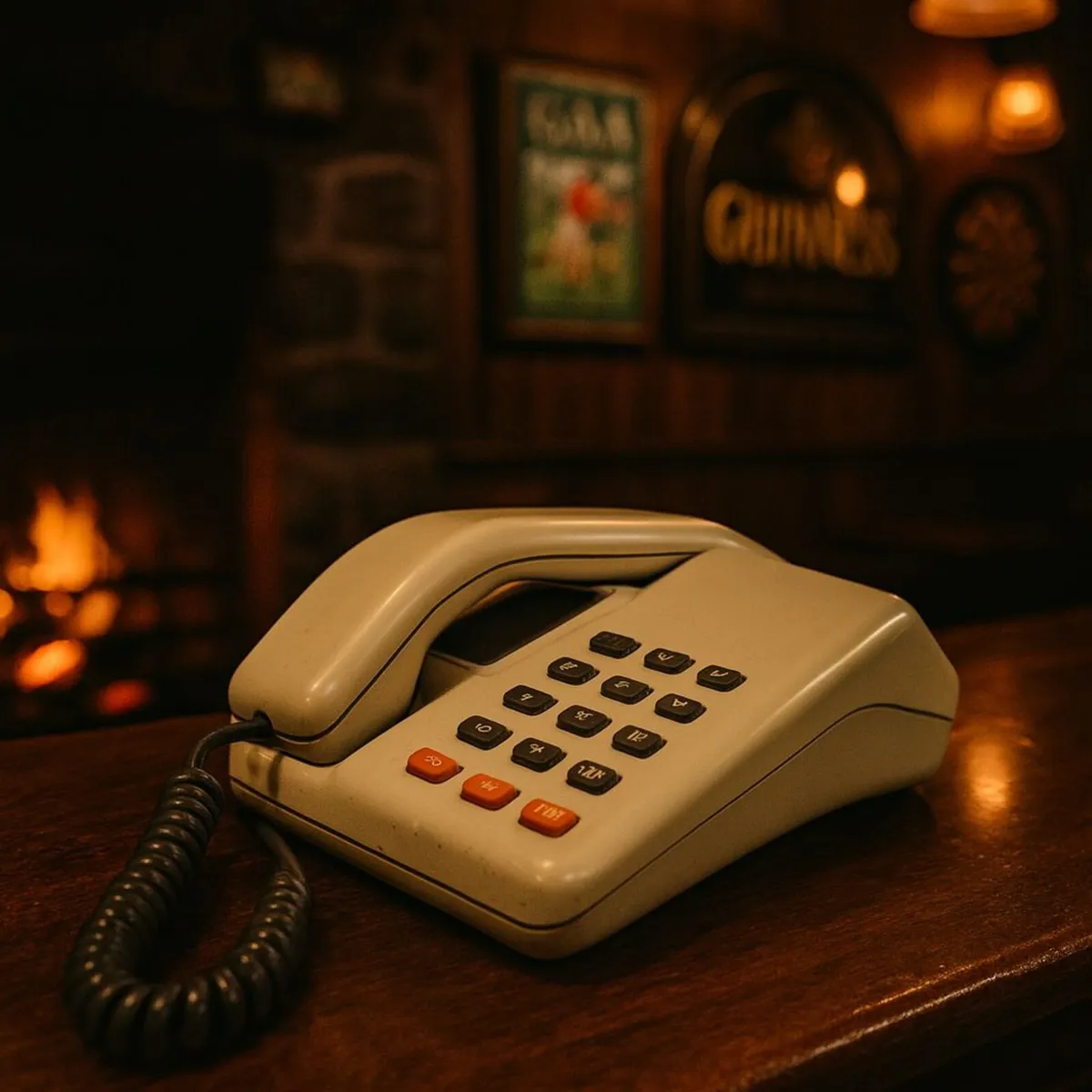vintage Retro phone telephone landline pub cottage - Image 1