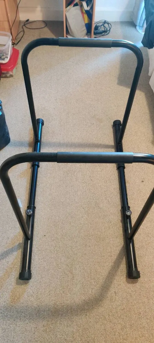 Adjustable Dip Bars Station Pull Up Bars Heavy Dut - Image 3