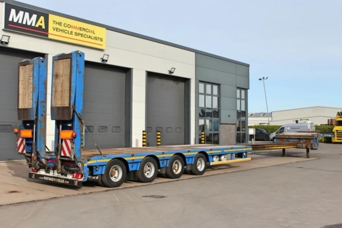 2020 FAYMONVILLE 4 AXLE EXTENDABLE LOWLOADER - Image 4