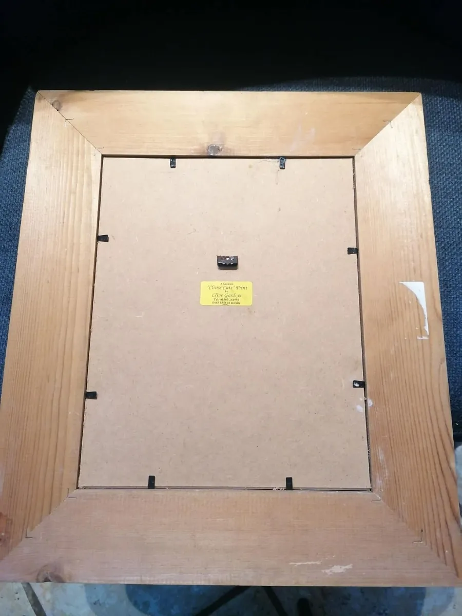 Original Signed Clive Gardner Clive's Cats Print - Image 4