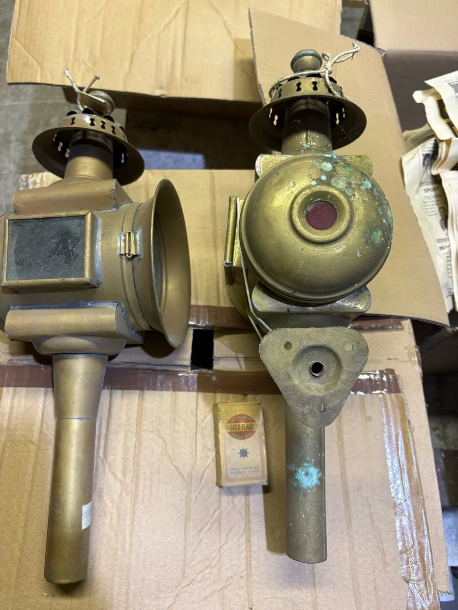 Antique carriage Lamps - Image 1